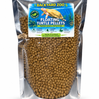 Backyard Zoo Premium Floating Turtle Pellets for Aquatic Turtles - 12 oz